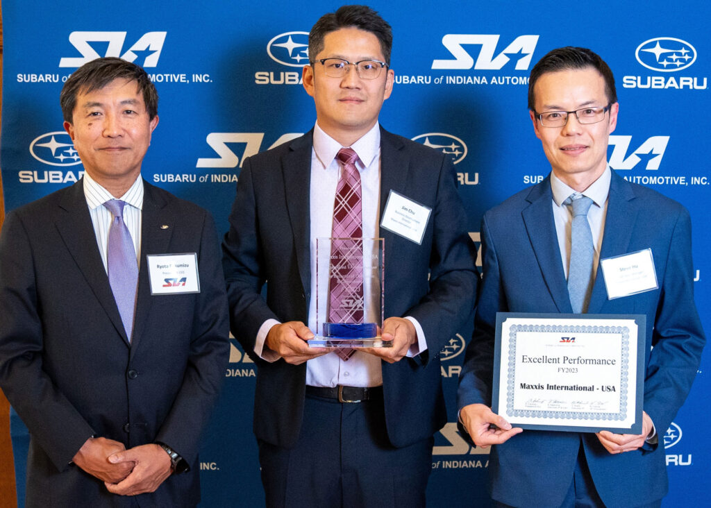 Maxxis Receives Excellent Performance Award from Subaru