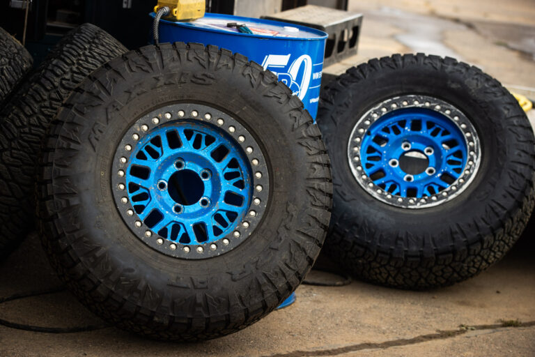 Maxxis razr tires ready to be mounted