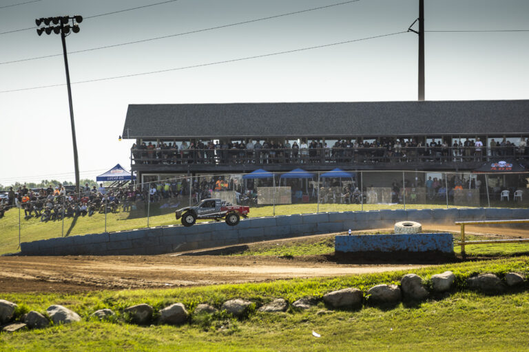 maxxis athlete in the air in front of crowd