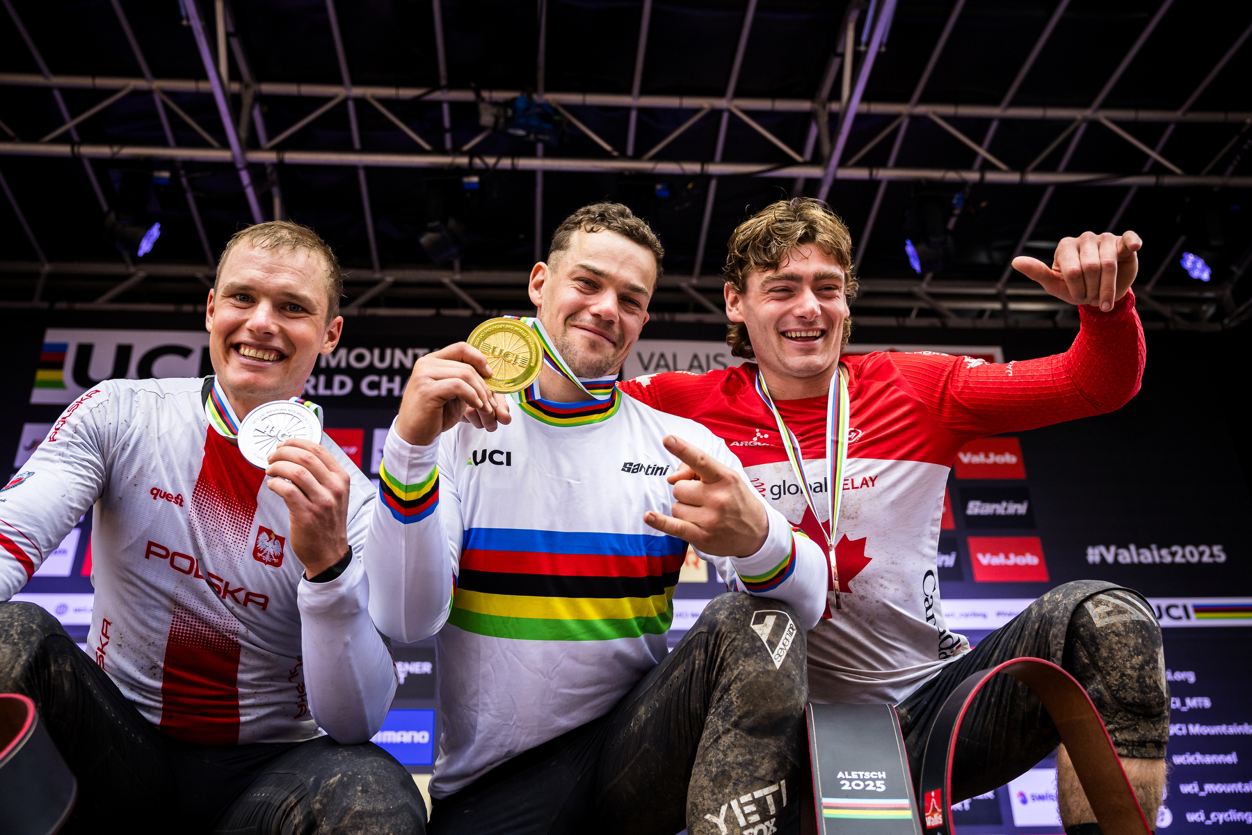 Enduro World Champion Podium