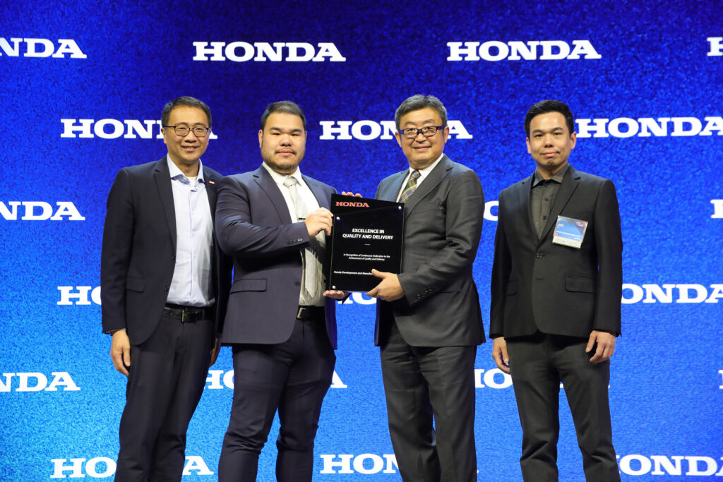 Maxxis Automotive Honored with Honda Excellence in Quality and Delivery Award