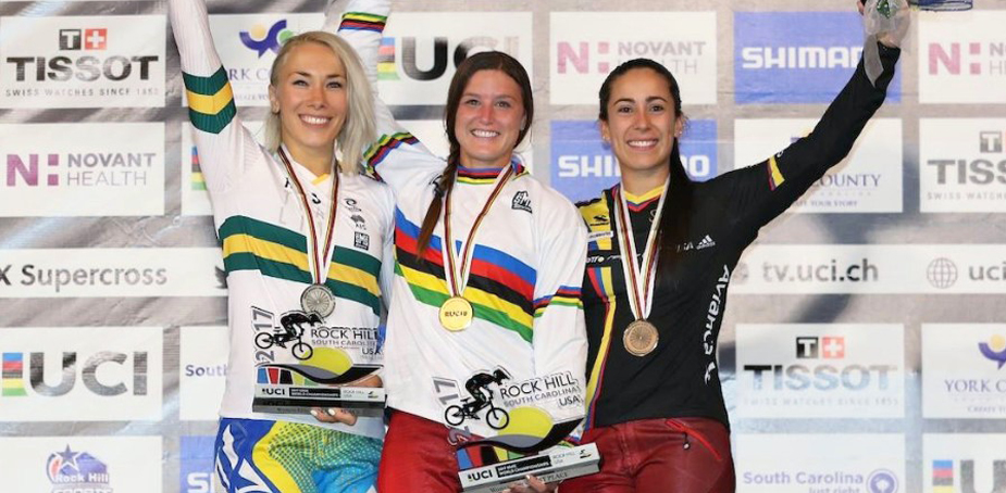 Caroline Buchanan takes Silver in the BMX World Championships