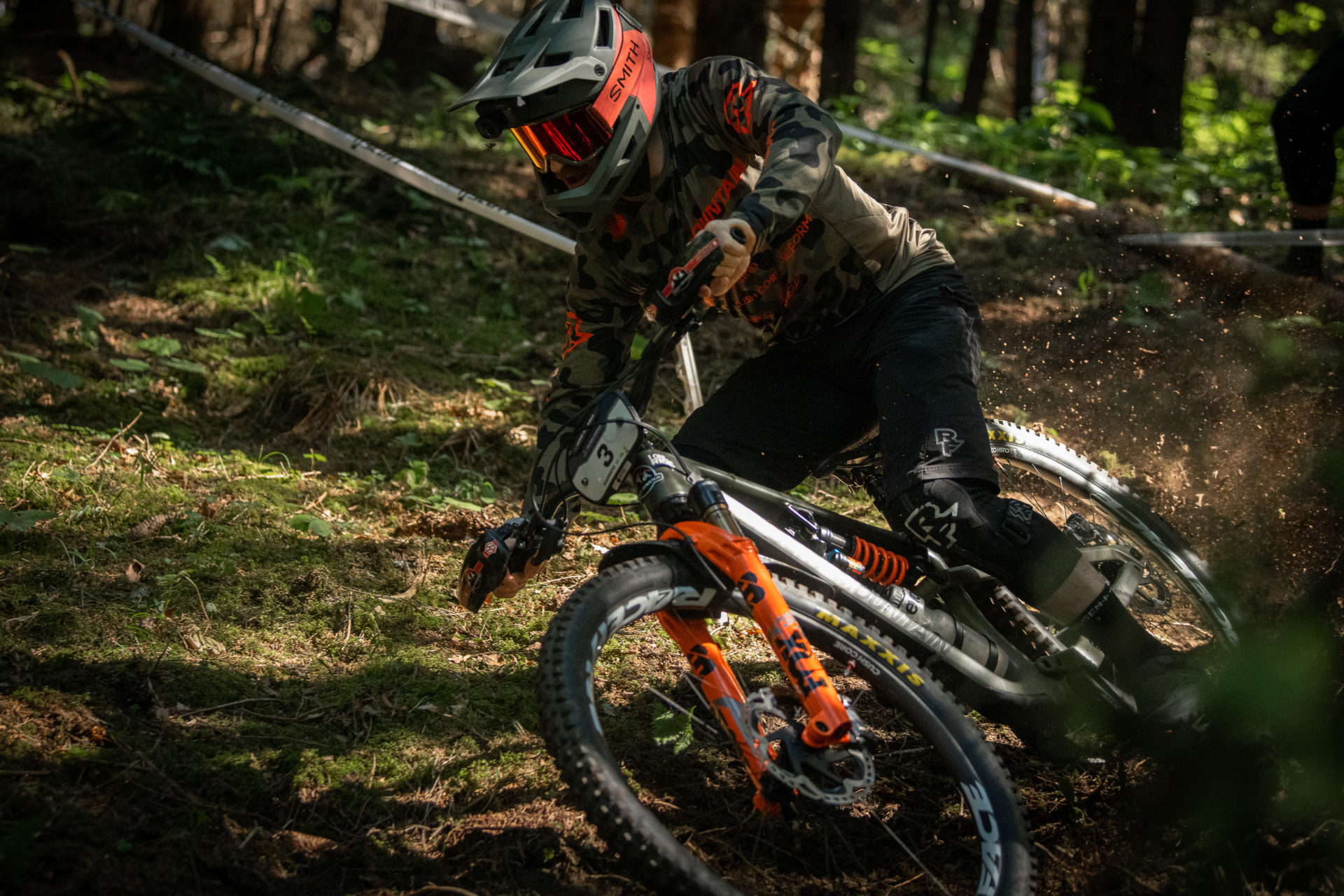 Jesse shredding a corner