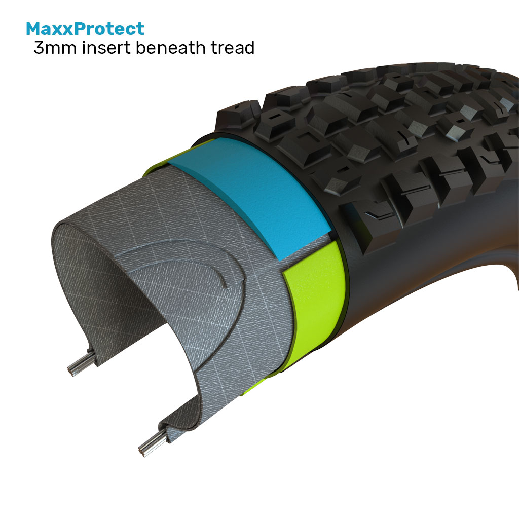 MaxxProtect technology cutaway view.