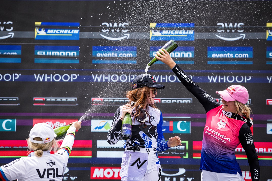Womens podium