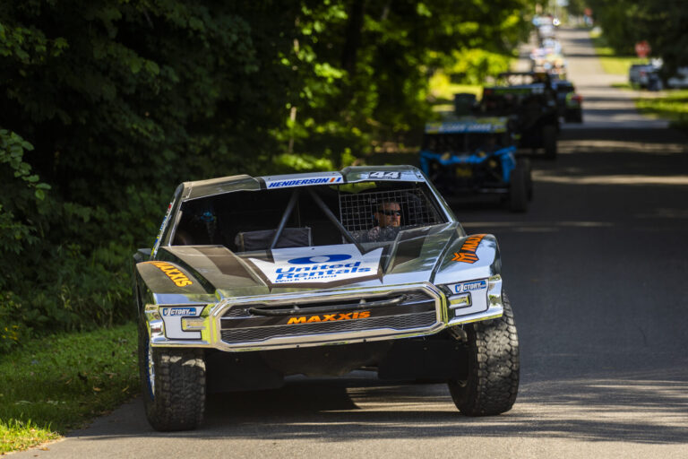 Maxxis sponsored truck at parade