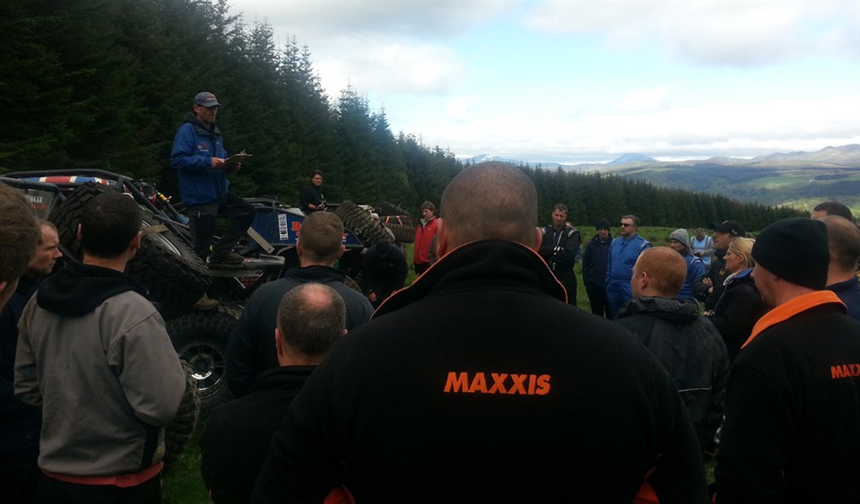 Drivers' briefing from Ultra4 Europe's Neil Whitford