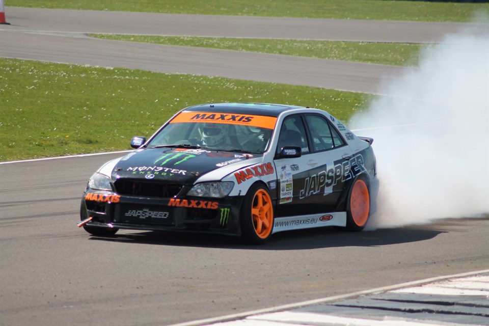 Smokey smokin' out Anglesey circuit