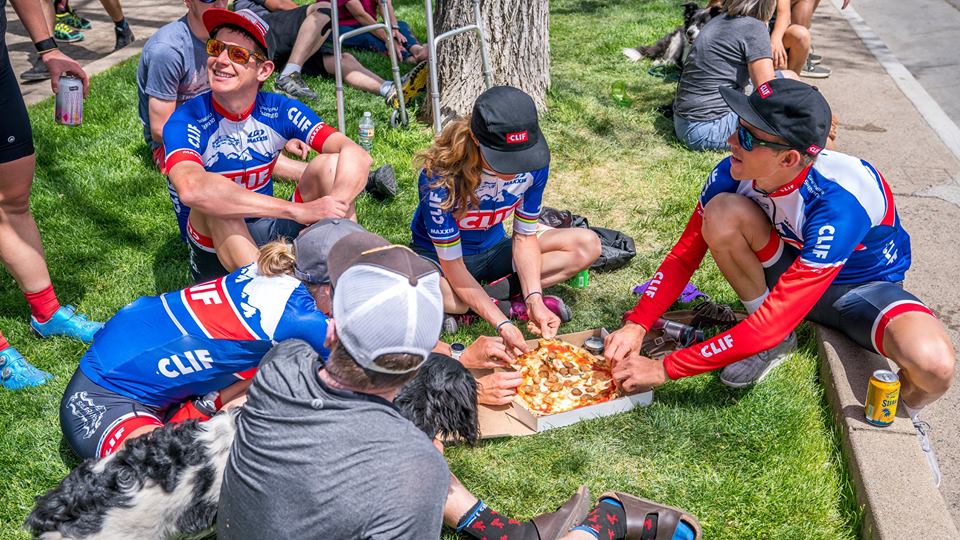 The CLIF Pro Team enjoying the real reward