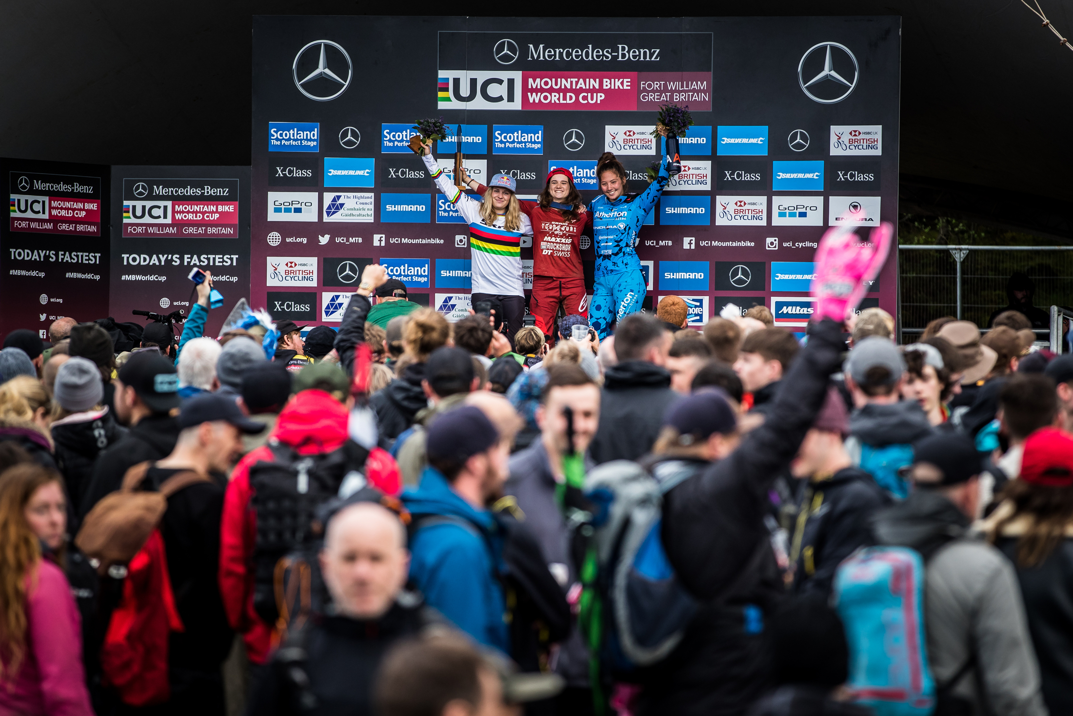 Junior Women's podium.