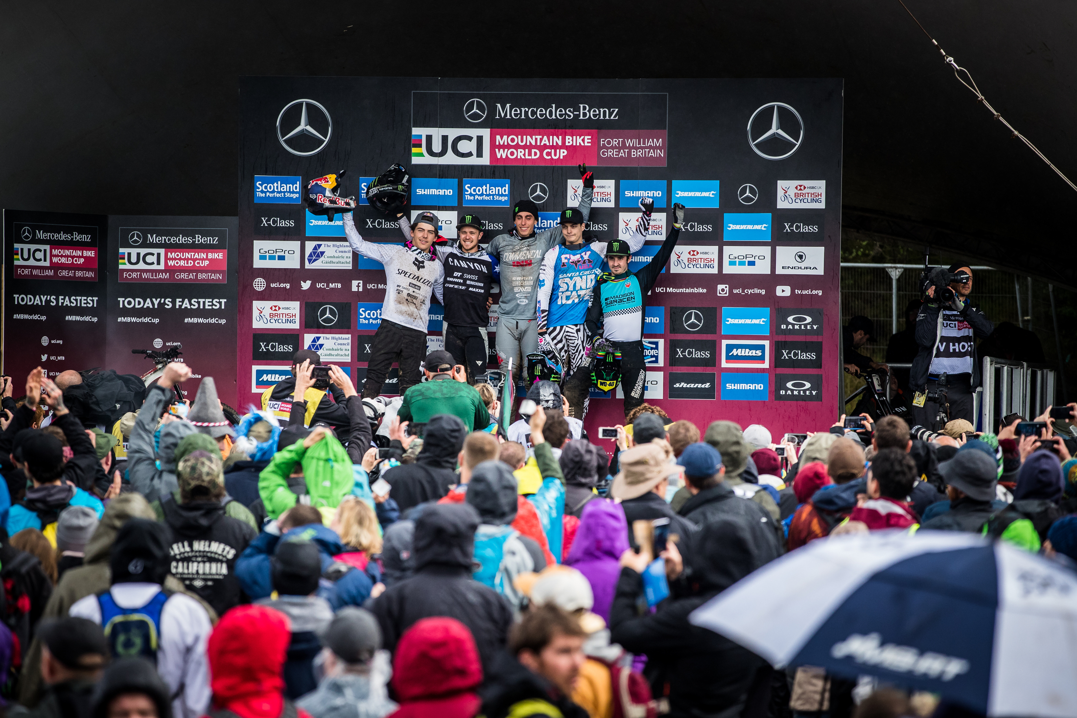 Men's Elite podium.