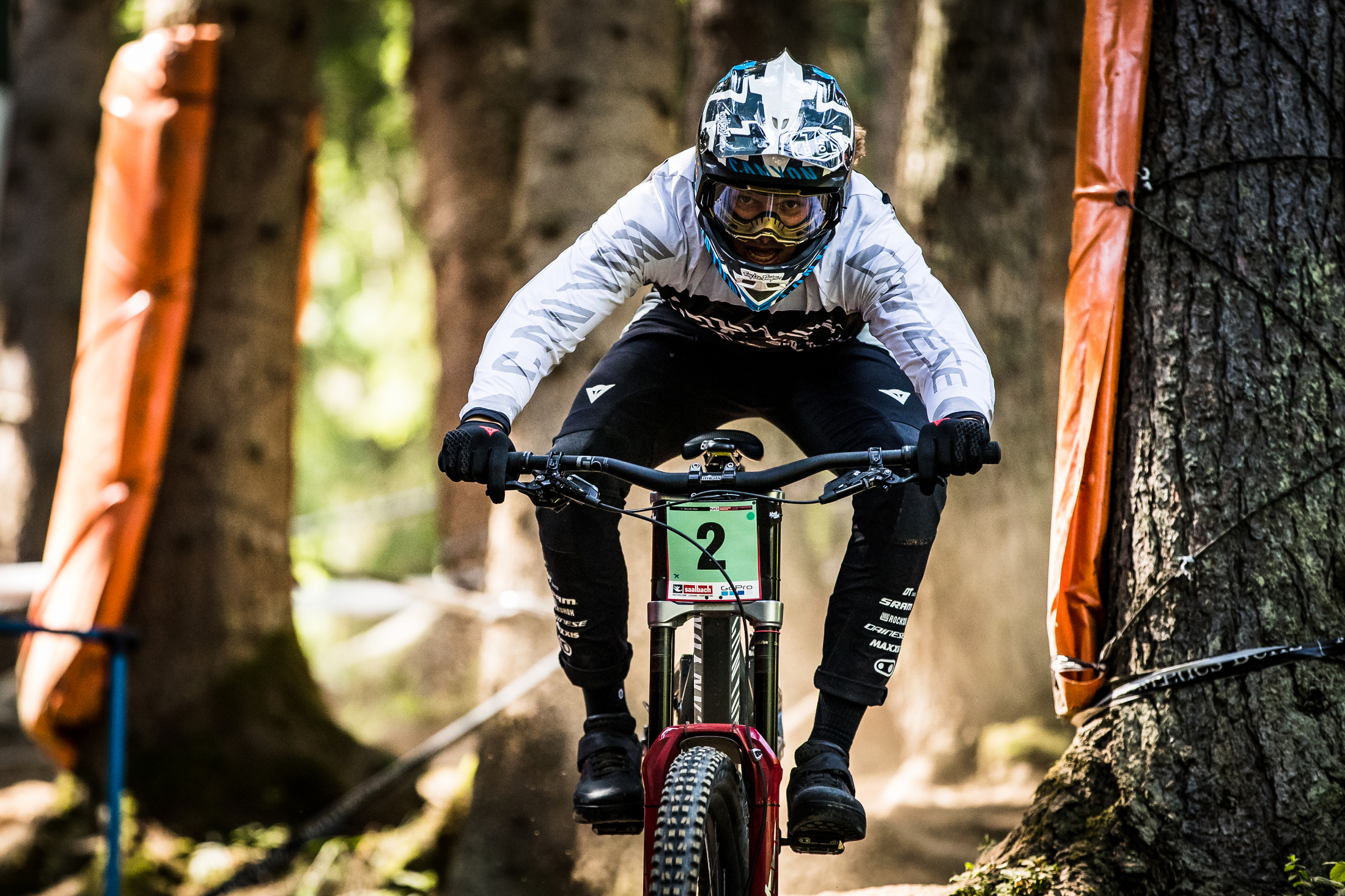 Kye A'Hern stays light on the bike at warp speed.