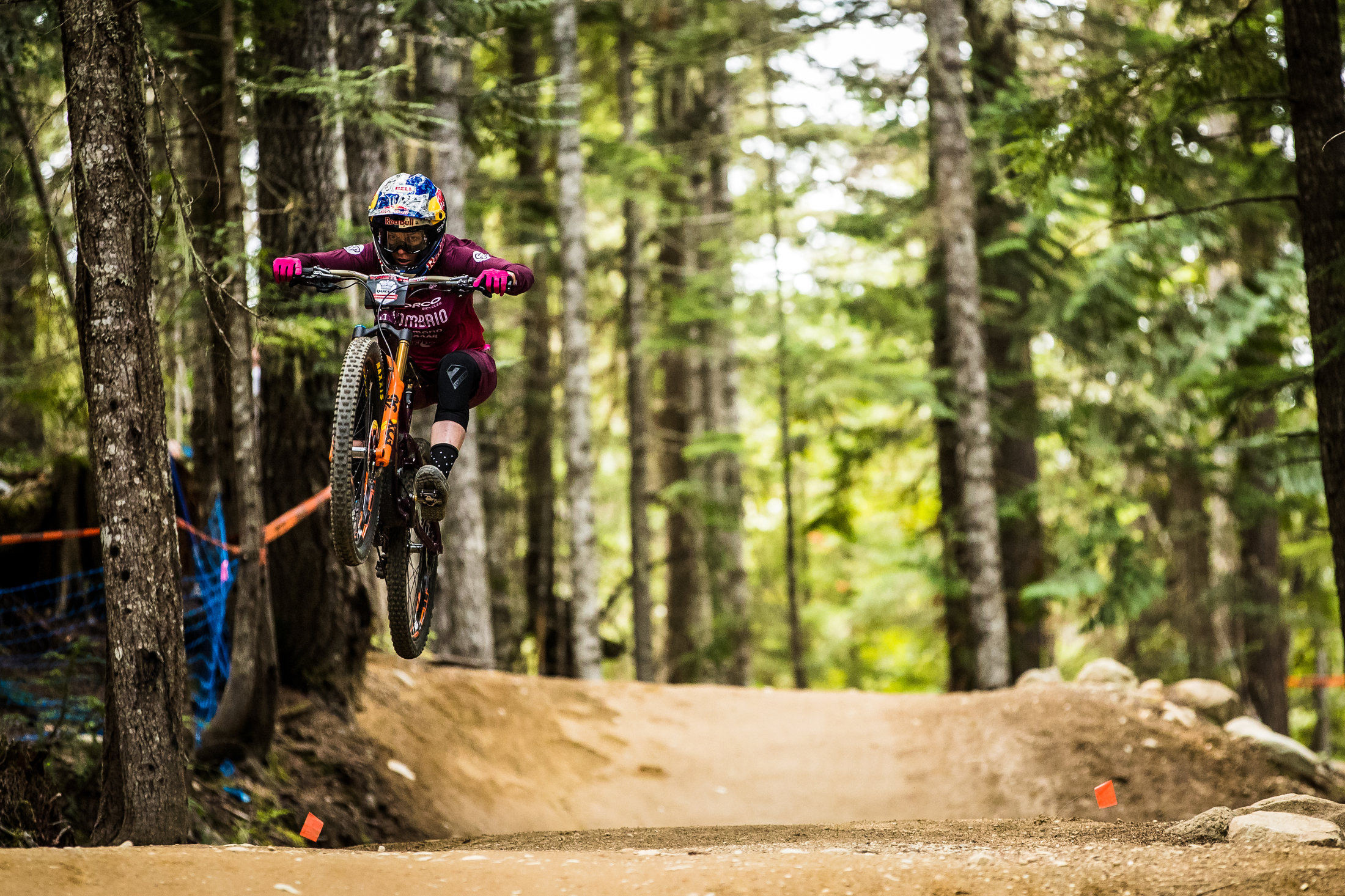 Jill Kintner takes flight in the Air DH.