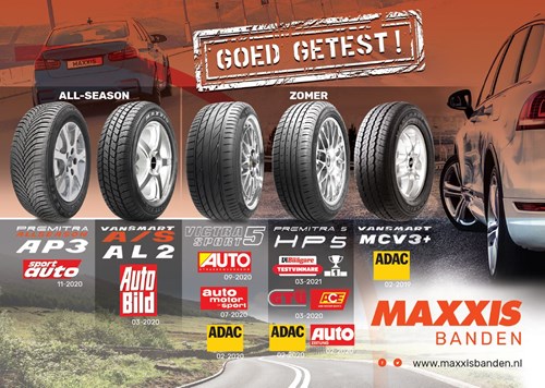 Maxxis Continues to Score in Tyre Tests