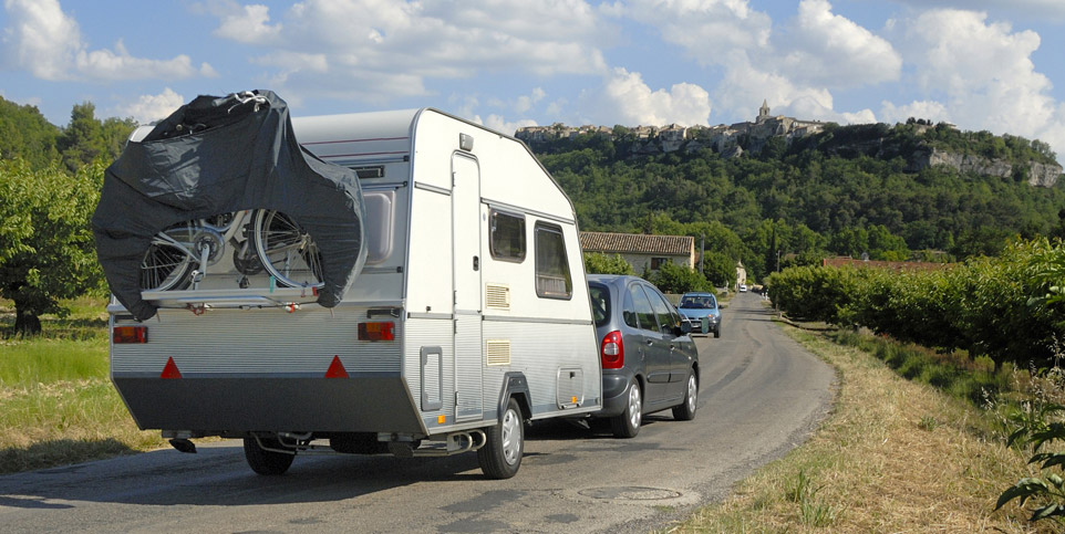 Bandenspanning voor caravans en aanhangers