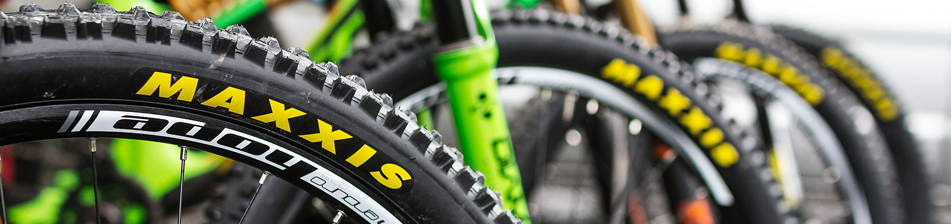 The Coach Pro show rides with Maxxis