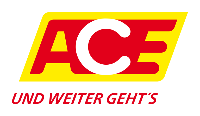 Logo testu opon ACE