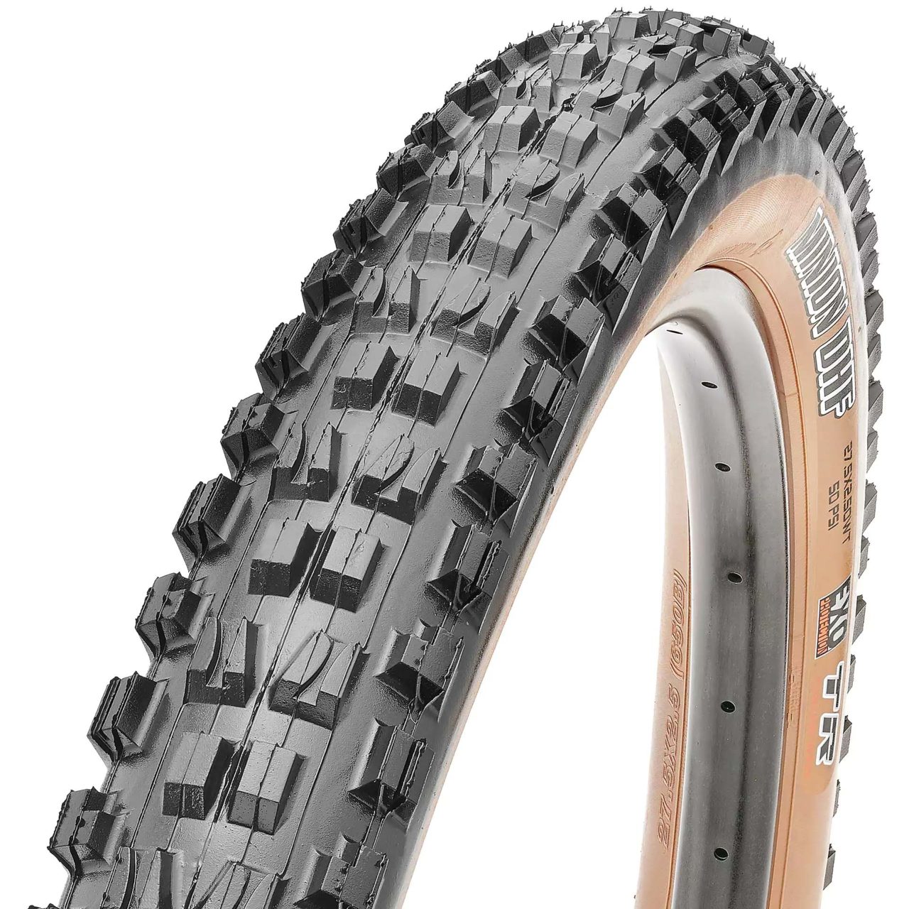 Maxxis Minion DHF tan sidewall bicycle tire