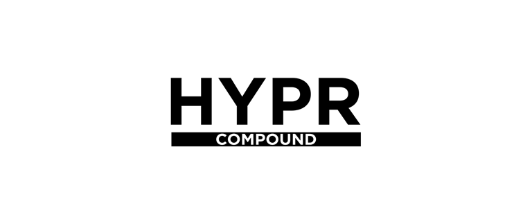 Maxxis HYPR bicycle tire compound logo.