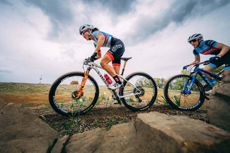 XC Racers on Specialized and Trek bikes