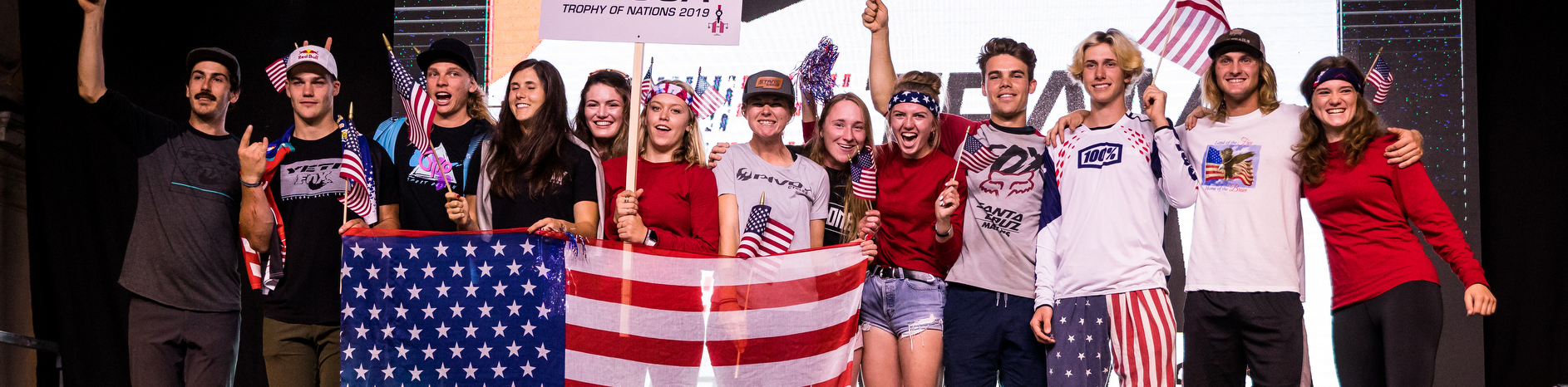 American riders on top of the EWS podium
