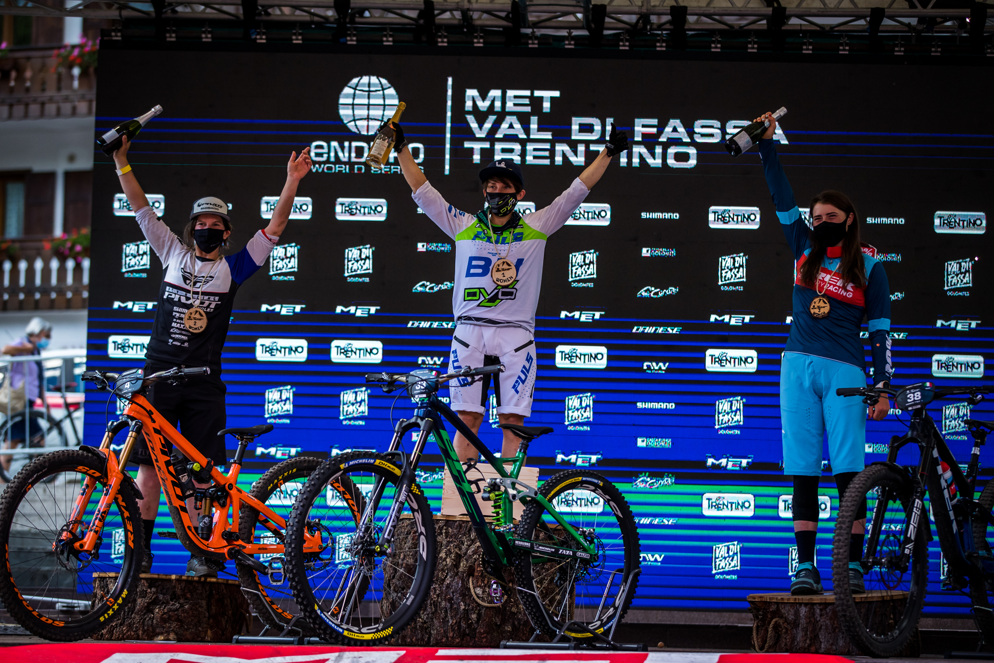 EWS #2 Women's podium