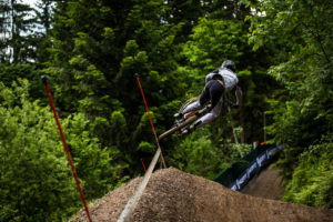 Goldstone whipping his bike