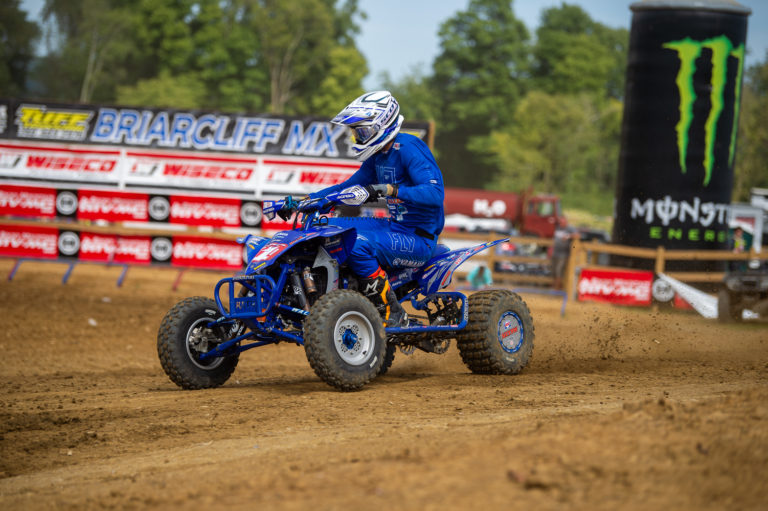 Wienen kicks up dirt at ATV MX season finale at Briarcliff