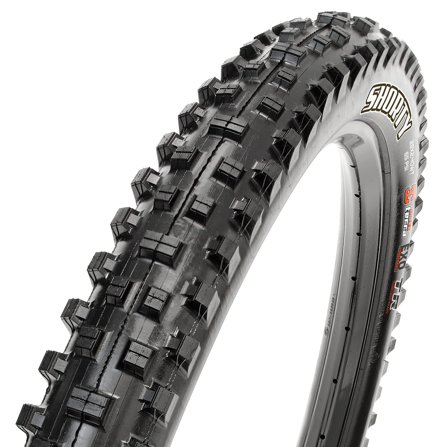 Maxxis Shorty 27.5 x 2.30 MTB Bike Tire TR Tubeless Ready 3C Mud Wet Loose 