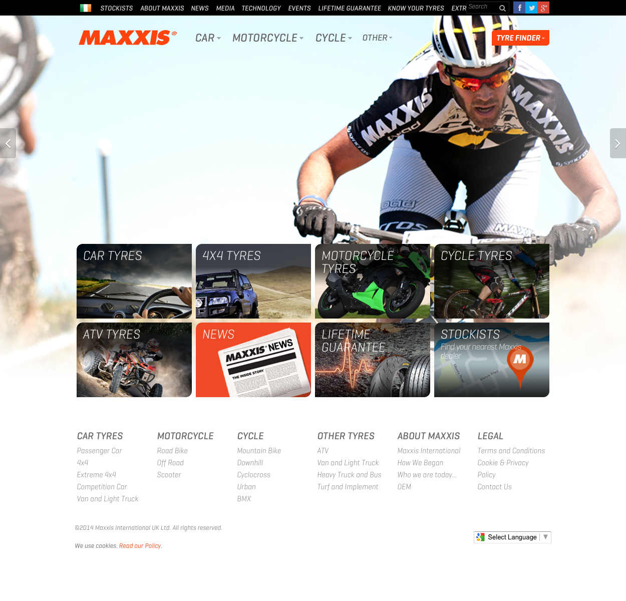 Maxxis Aims to Make Irish Eyes Smile with New Website