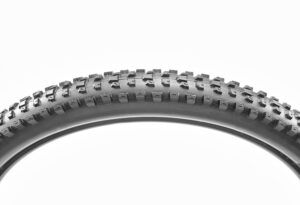 Close-up of sidewall of Maxxis Dissector bicycle tire
