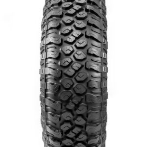 Close-up of Maxxis RAZR XT tread