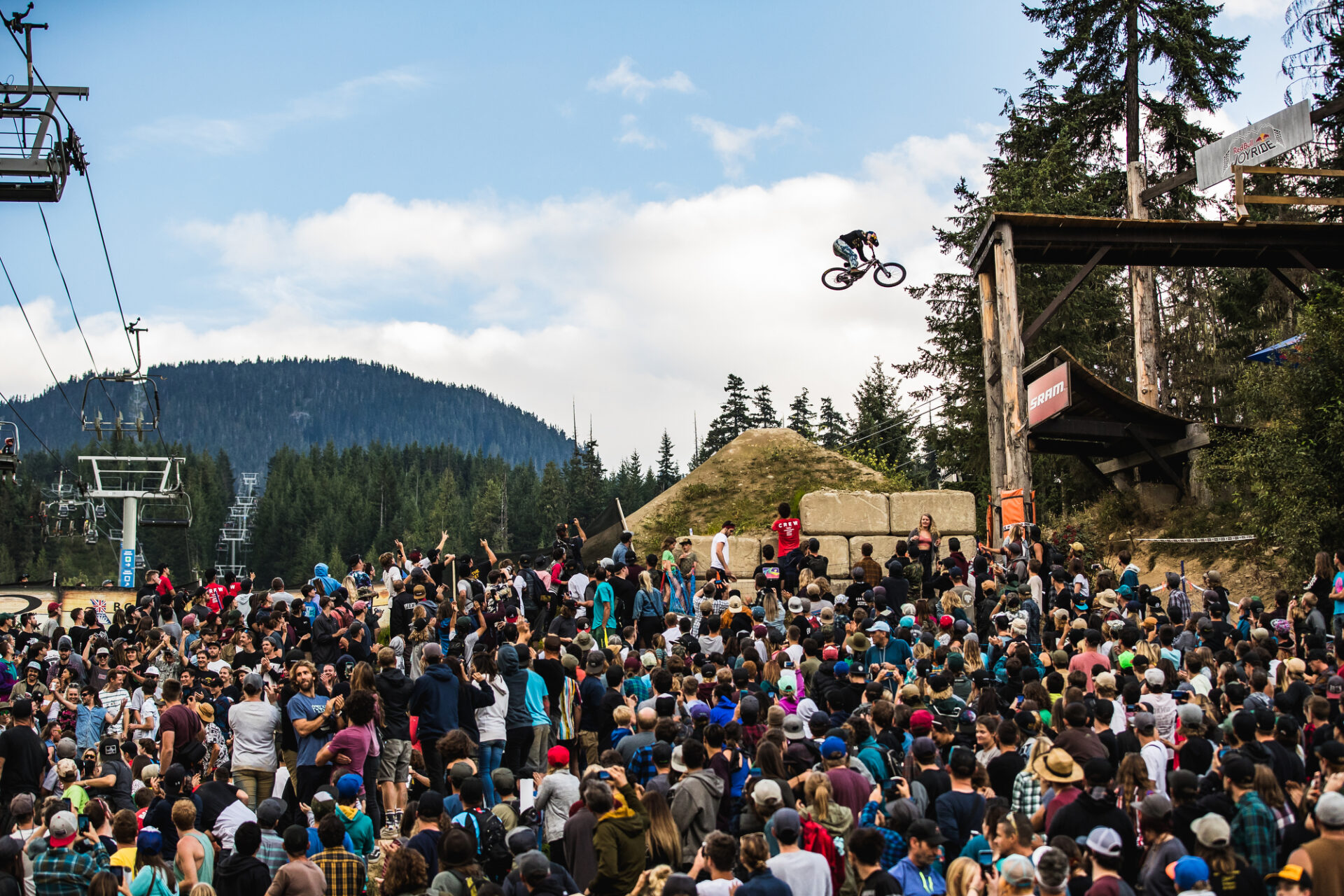 Massive Crankworx drop