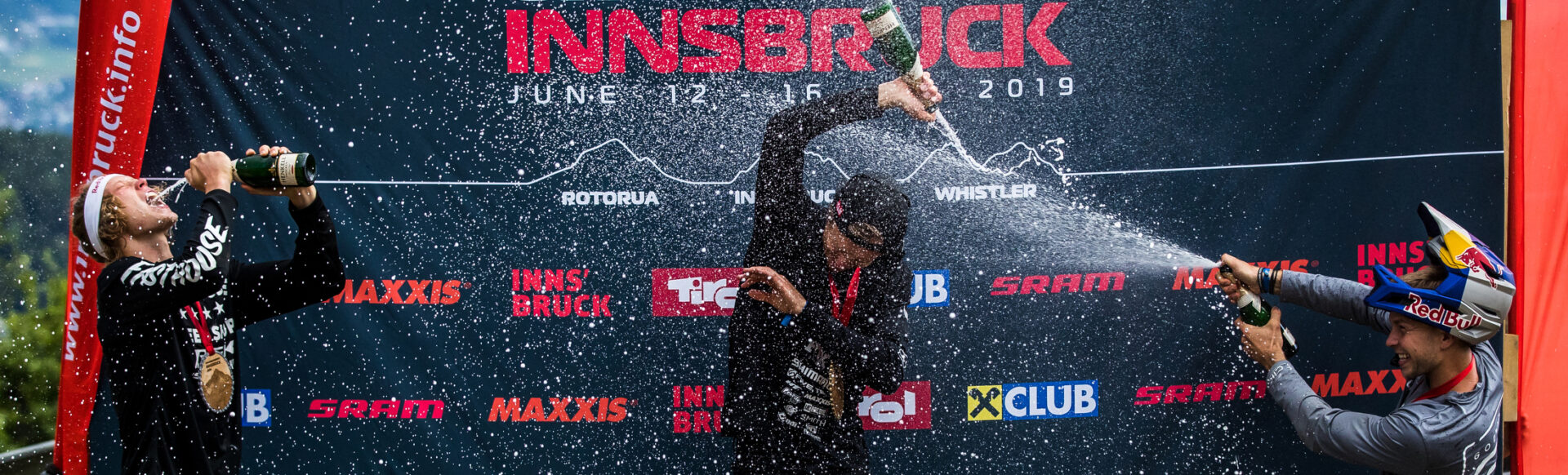 Crankworx Innsbruck podium