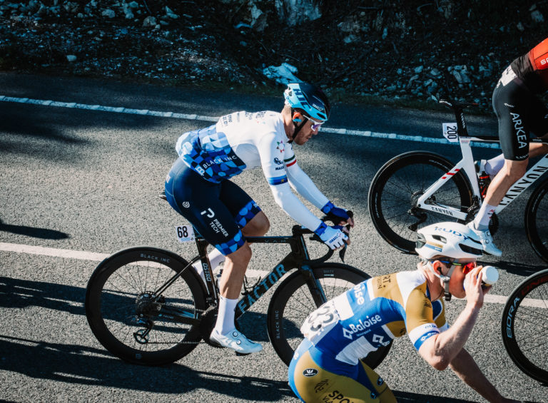 Man riding a bicycle