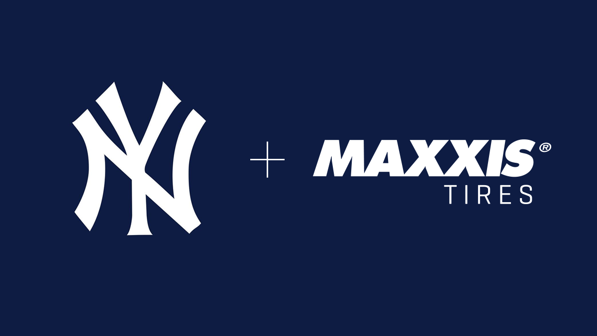 New York Yankees and Maxxis Tires logos.