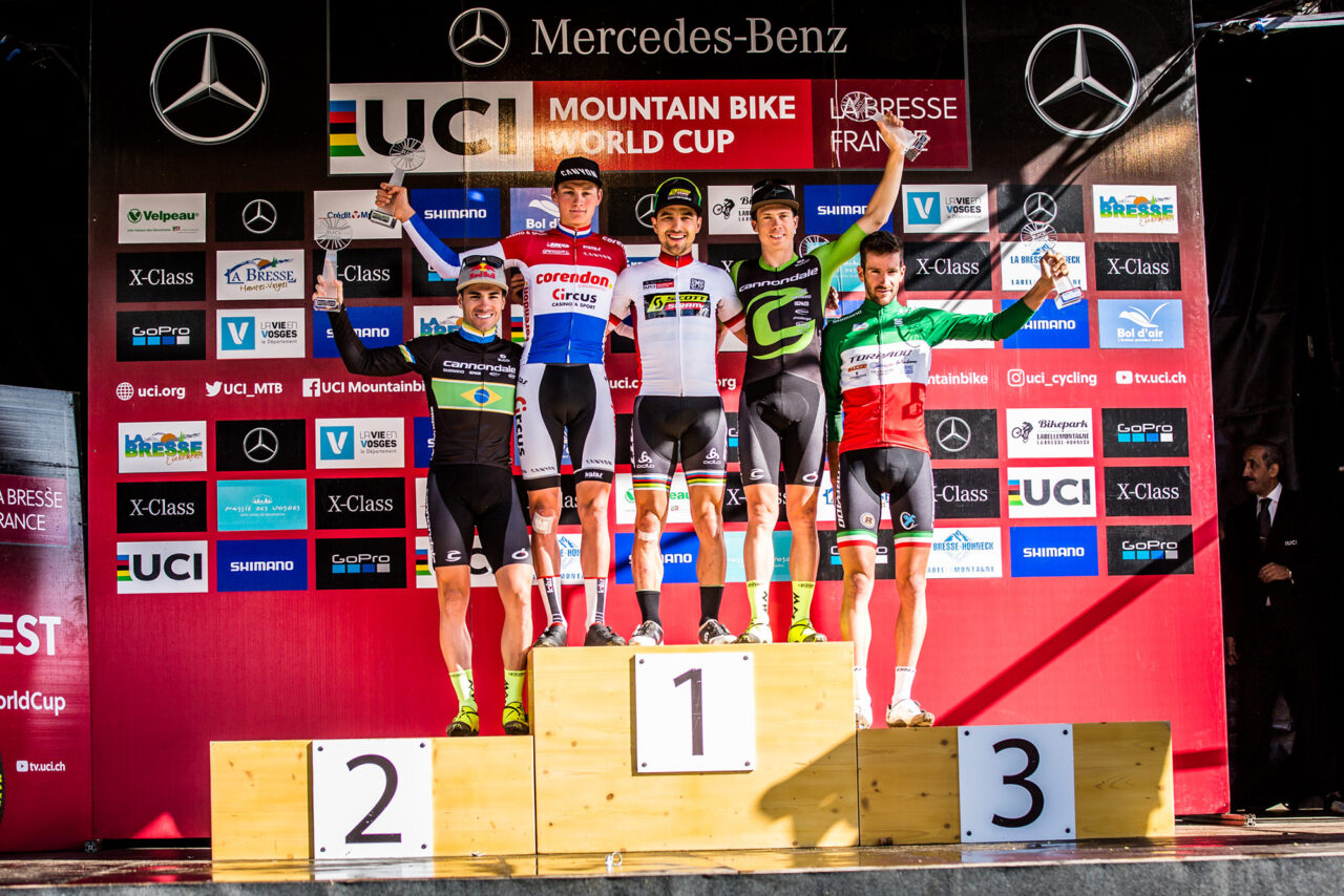 UCI La Bresse XC posium