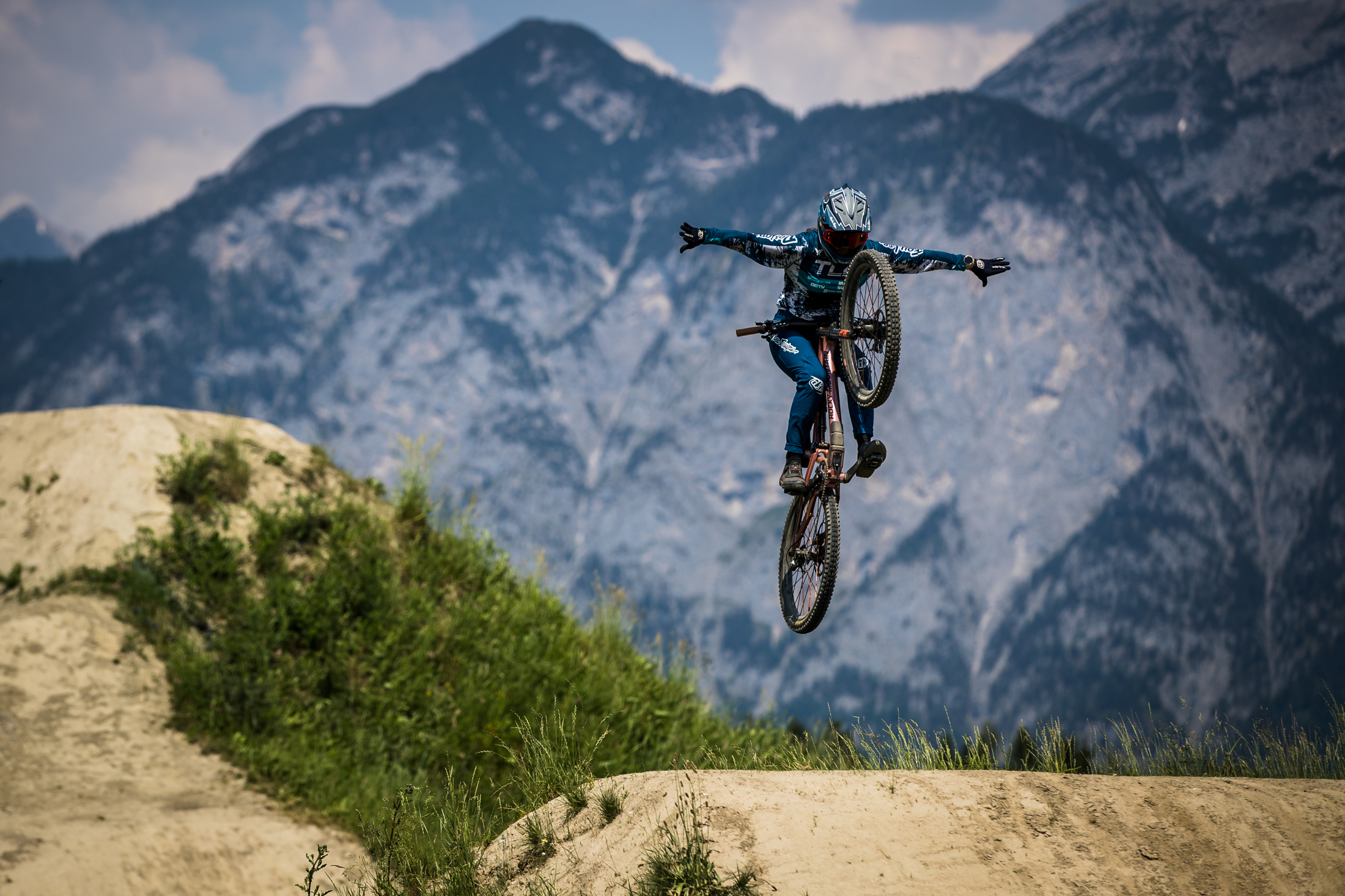 Maxxis rider sending it in speed and style