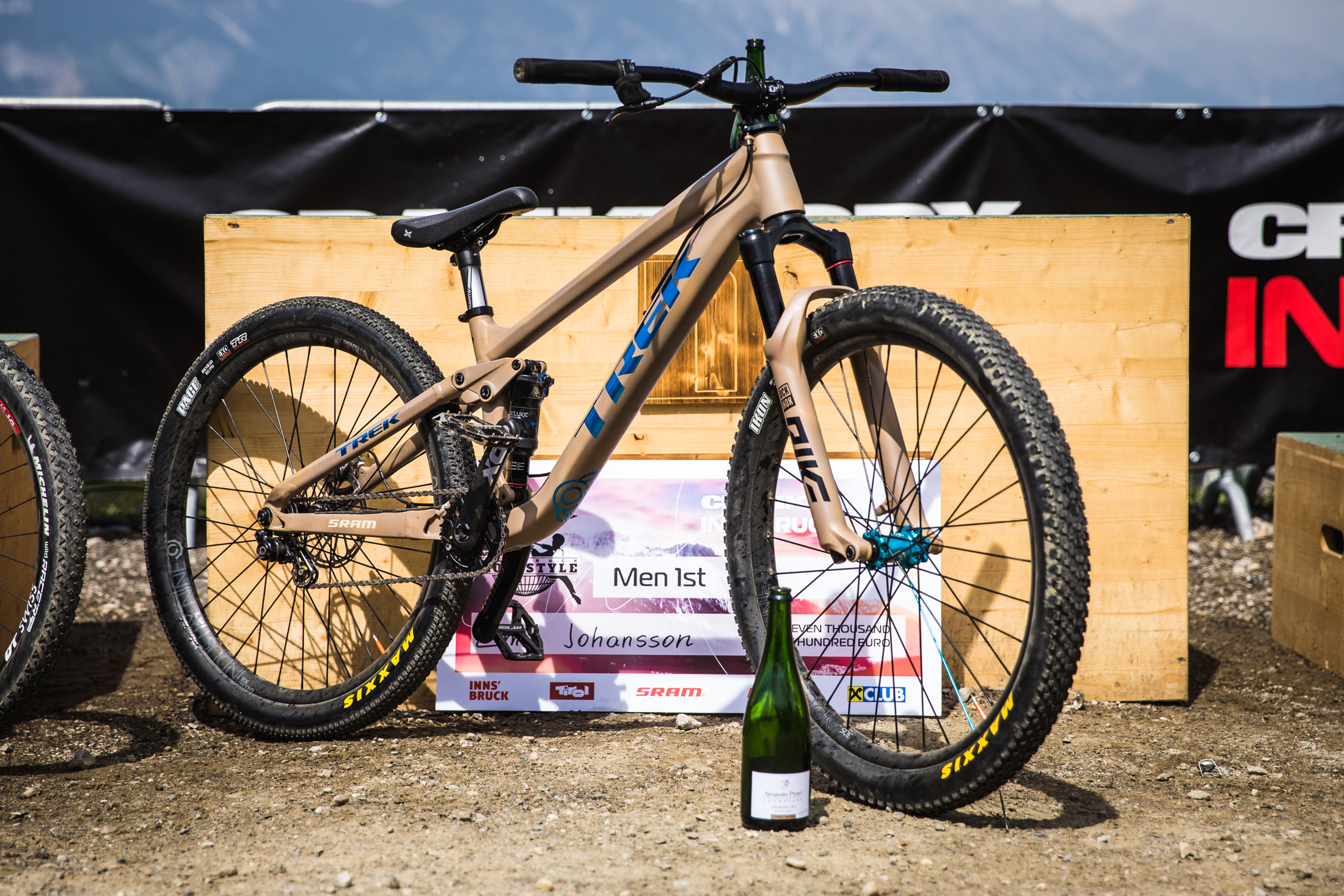 Emil's winning bike - crankworx innsbruck