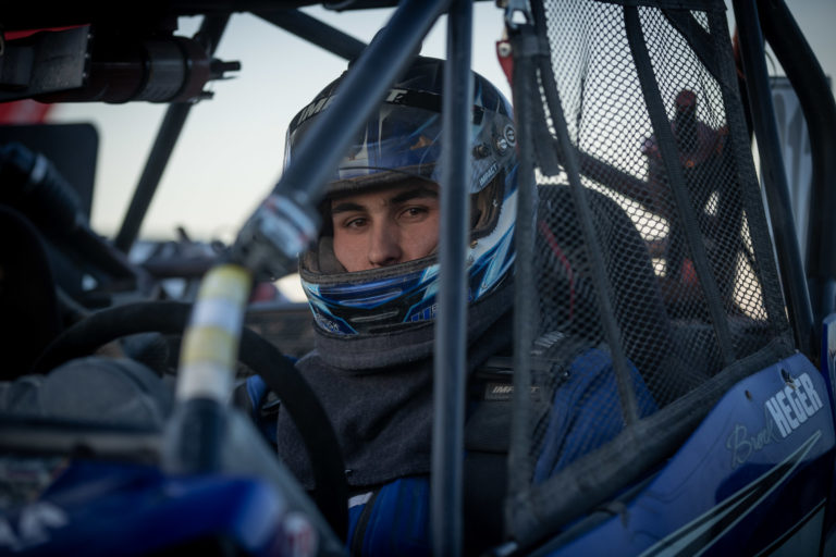 SxS driver locked in before the start of the sxs race at KOH