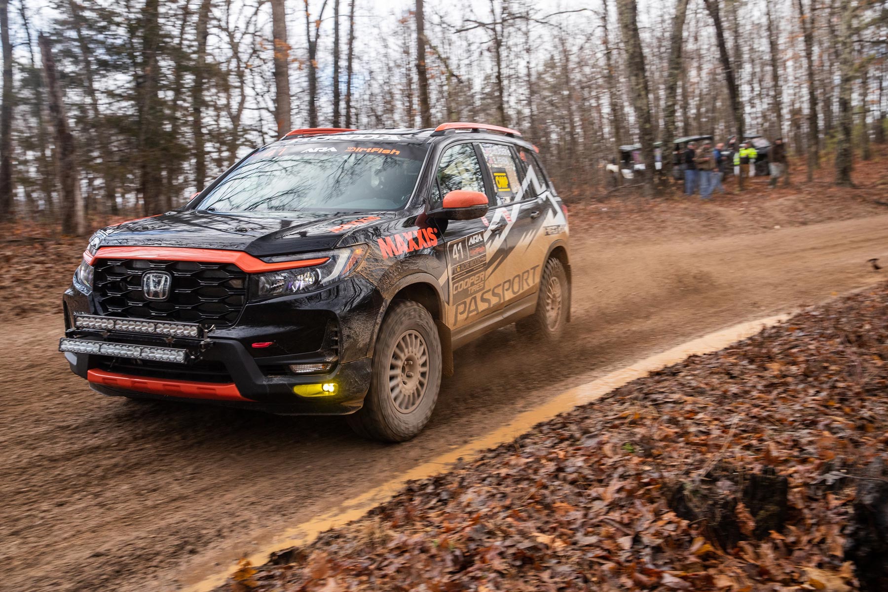 Course de rallye Honda Pilot