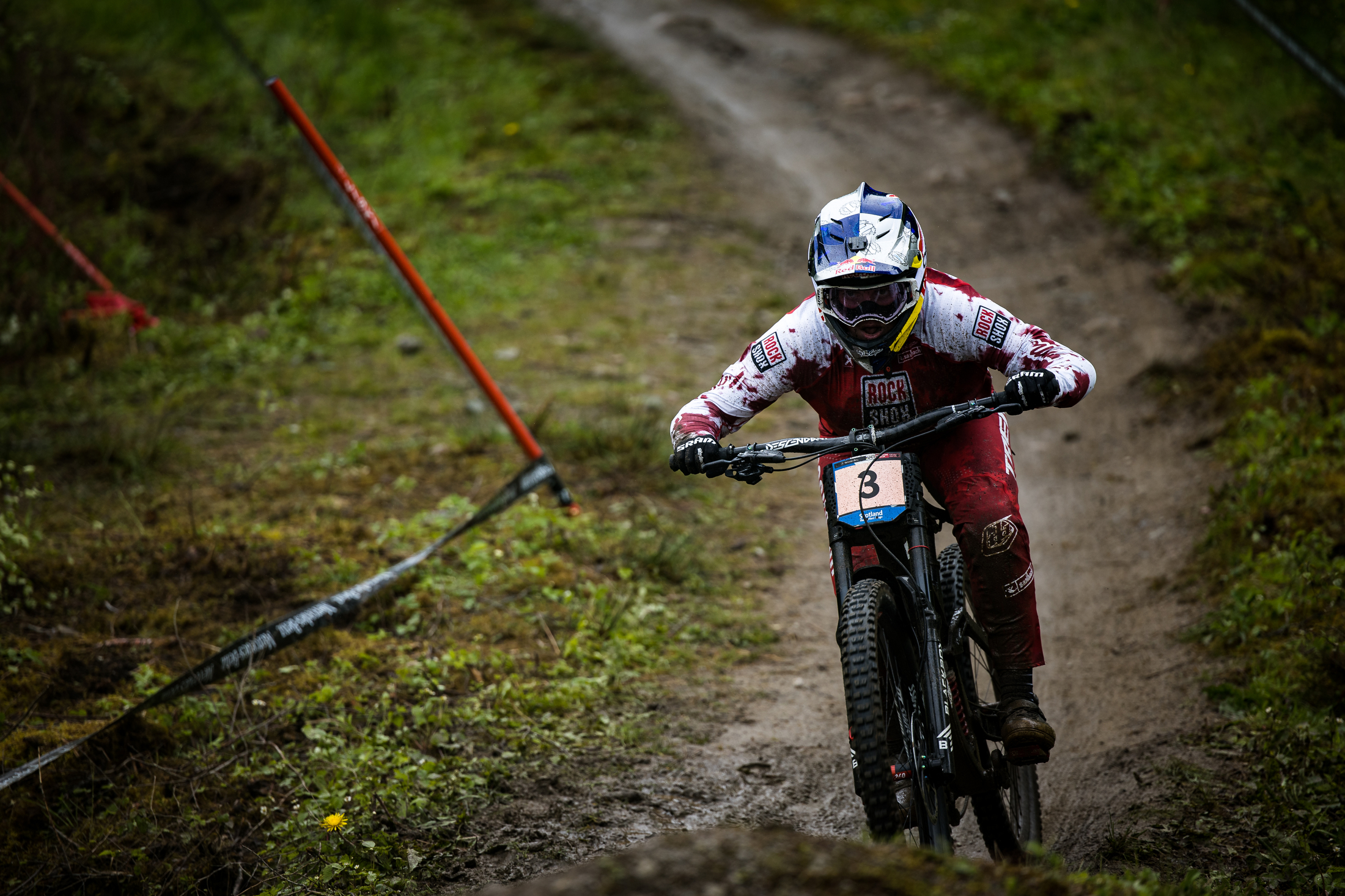 Vali sending it down the Fort William World Cup track.