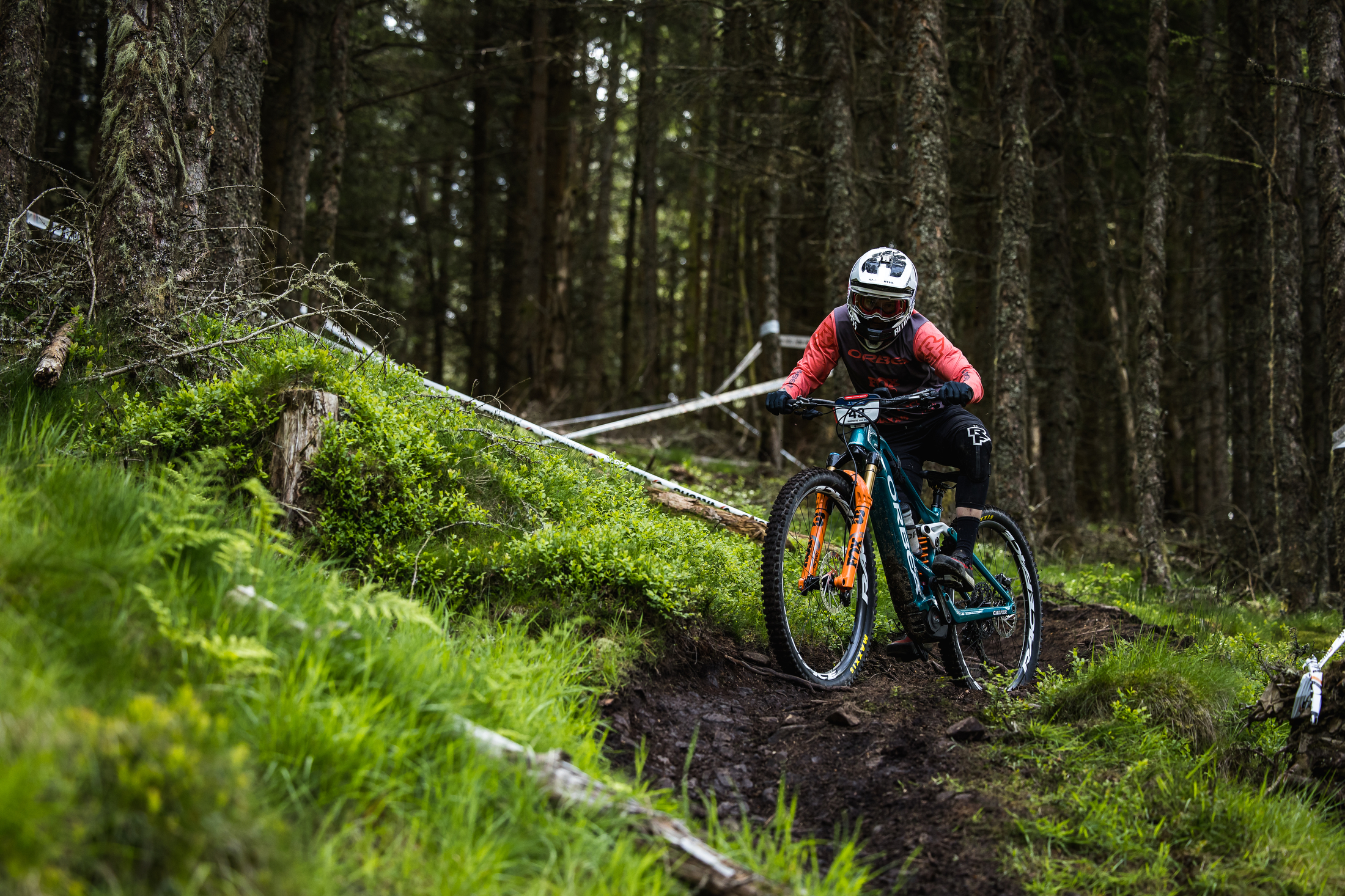 Flo racing at her first EWS-E