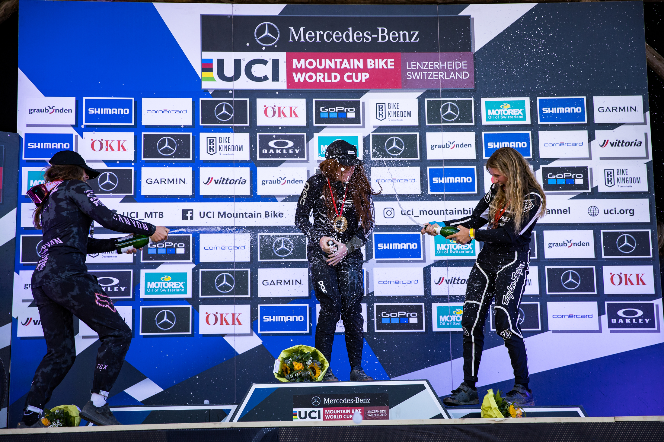 Junior Women's podium