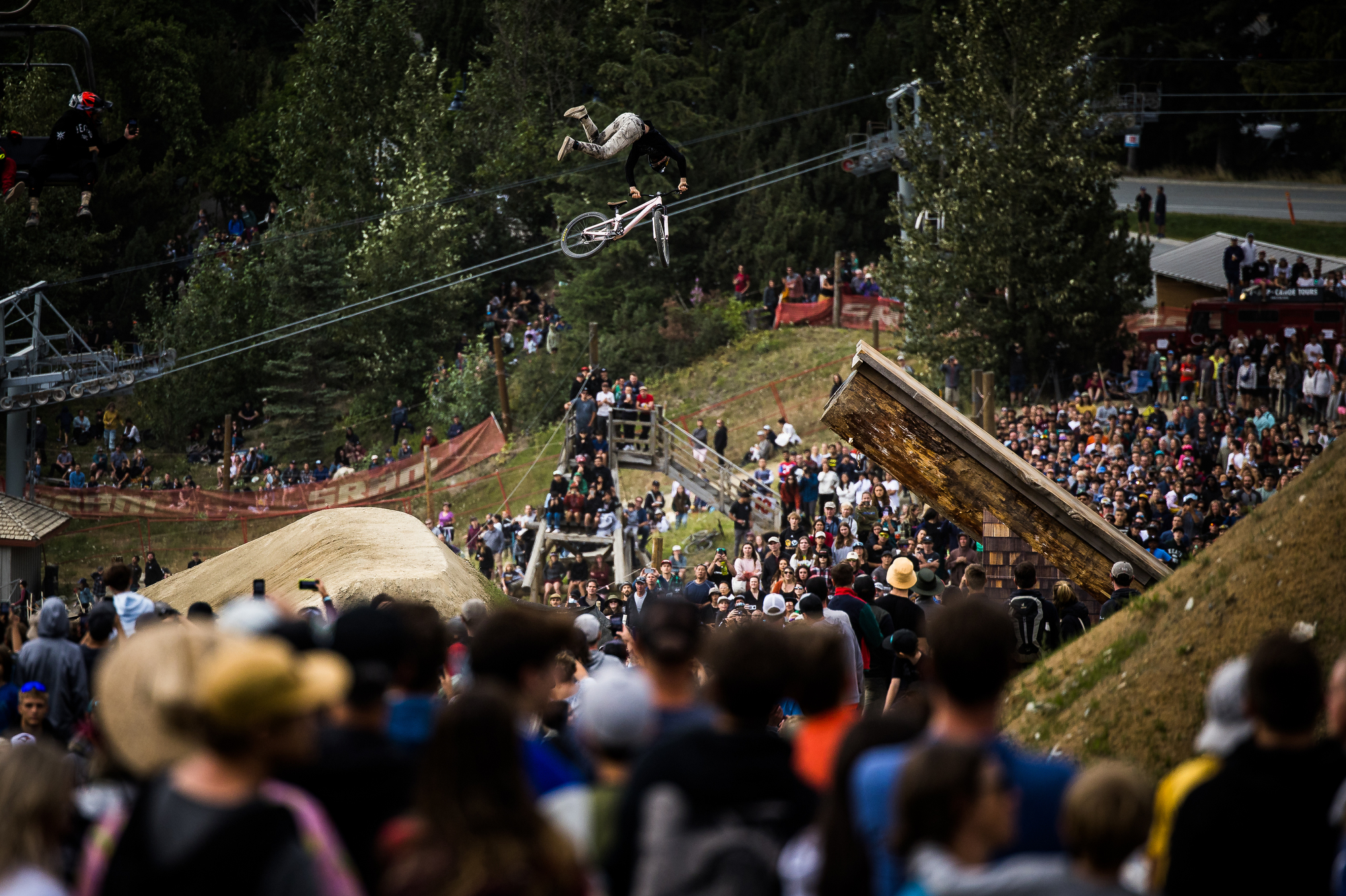 Emil throwing tricks during Red Bull Joyride