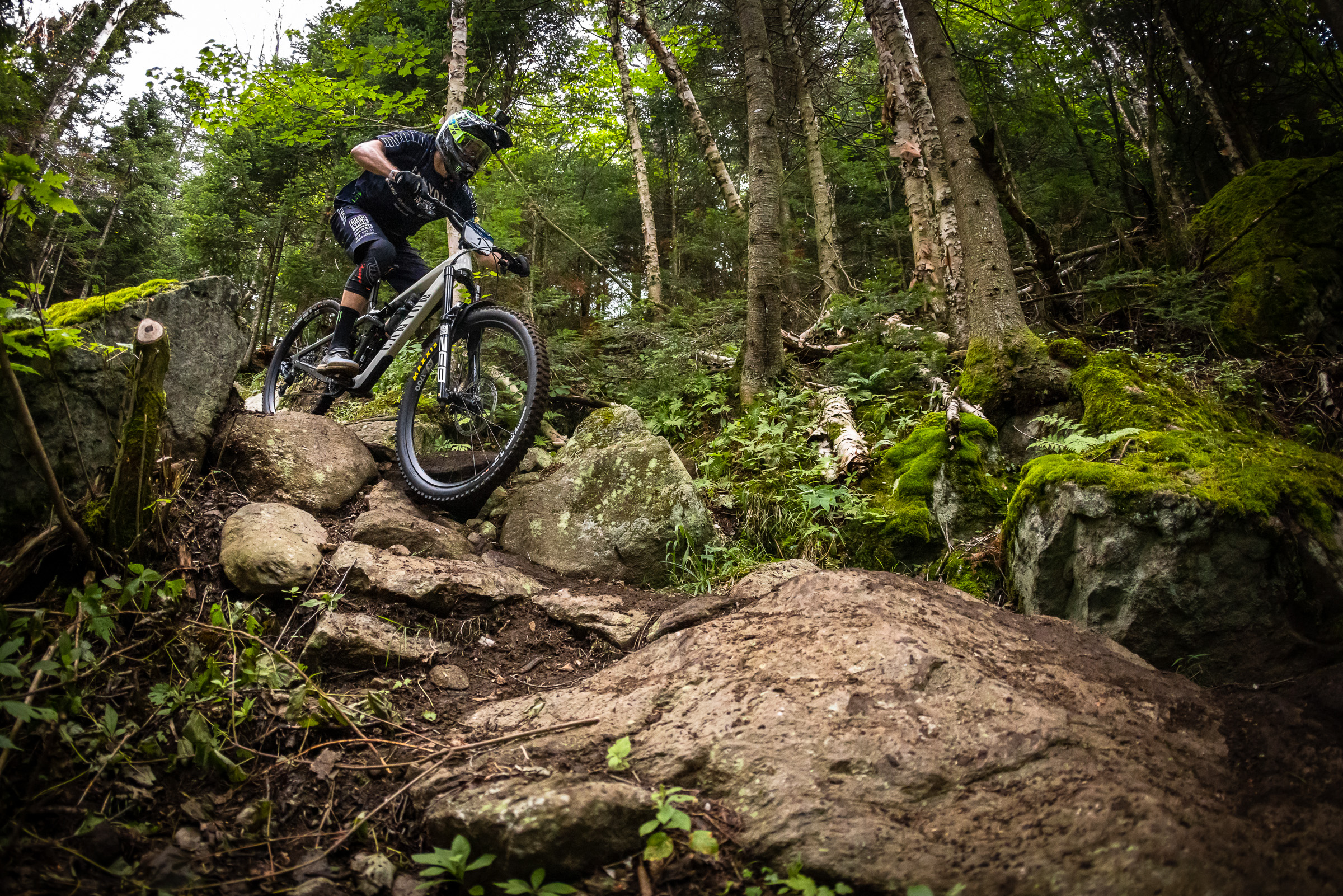 Jack Moir on his way to a pro stage win