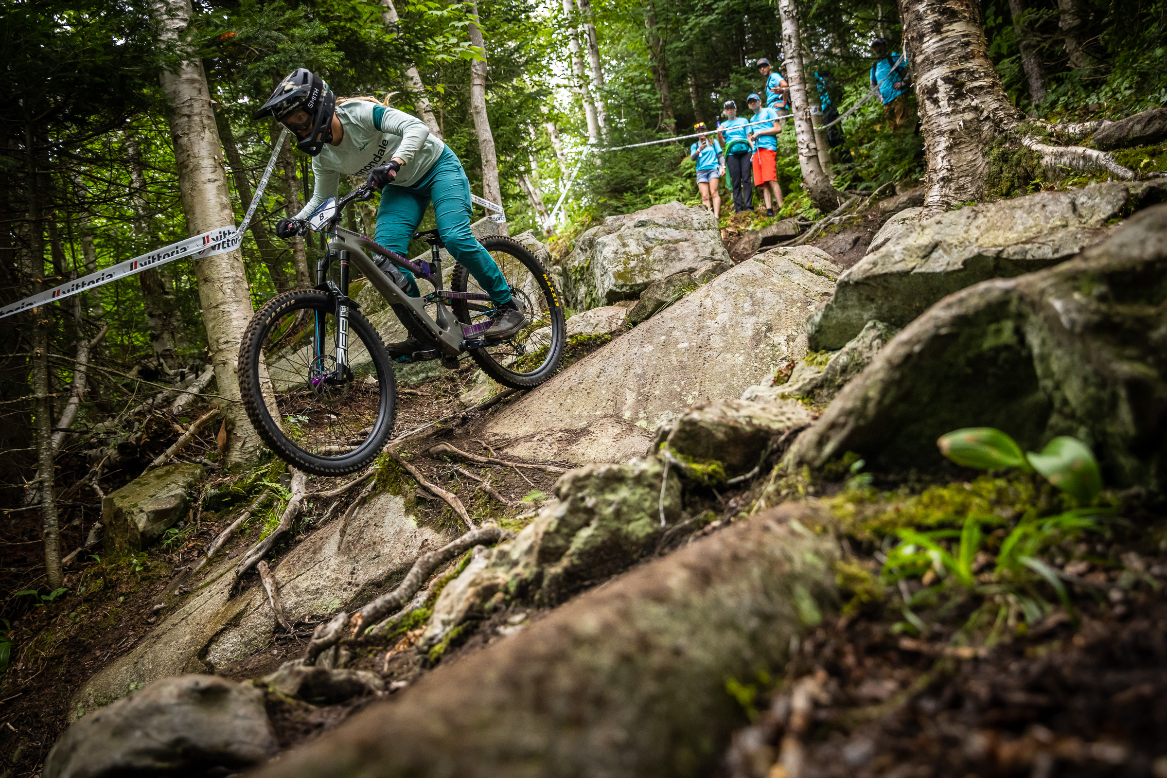 Ella Connolly ripping down Burke rocks