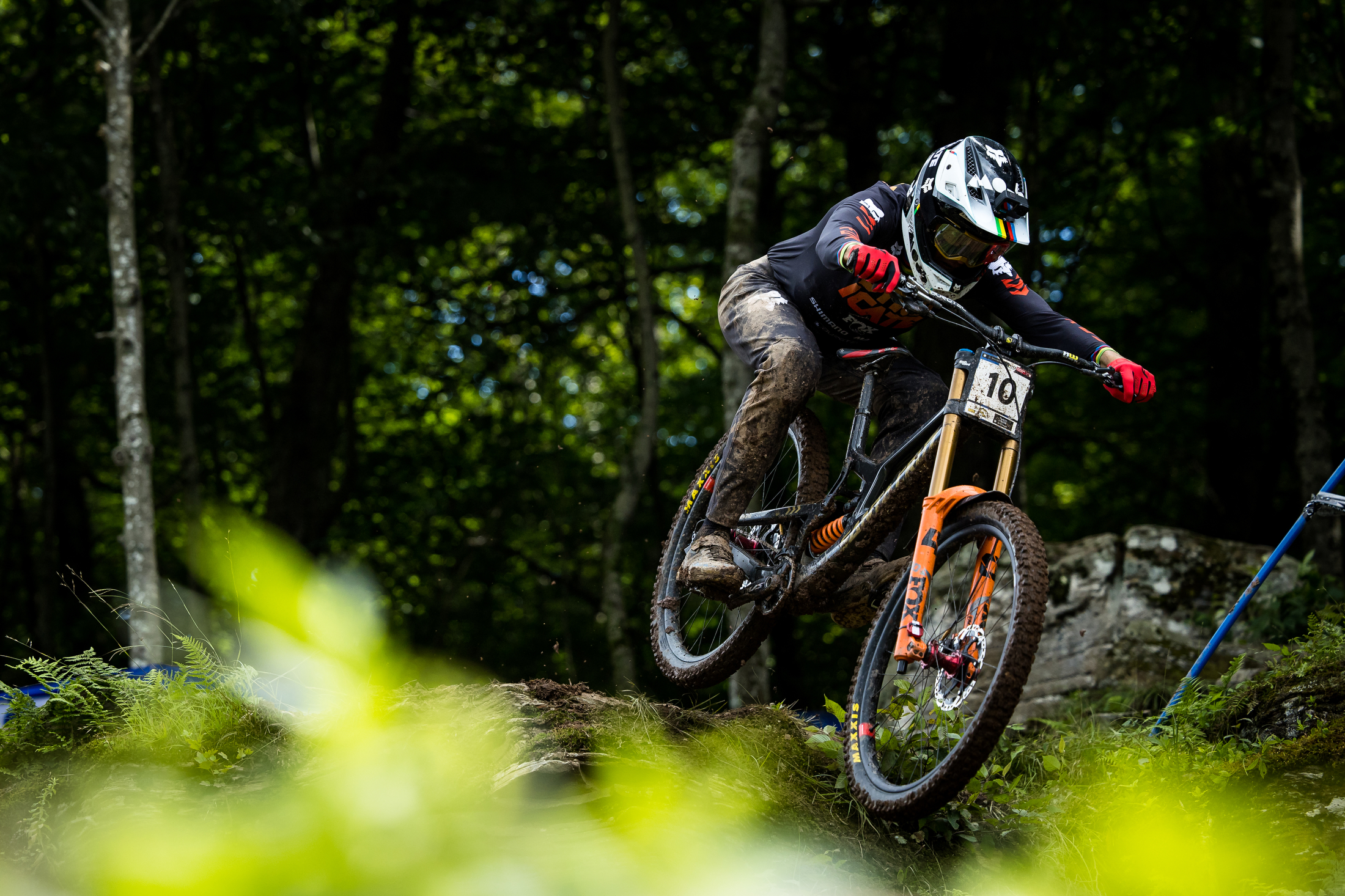 Greg Minnaar on his way to another podium