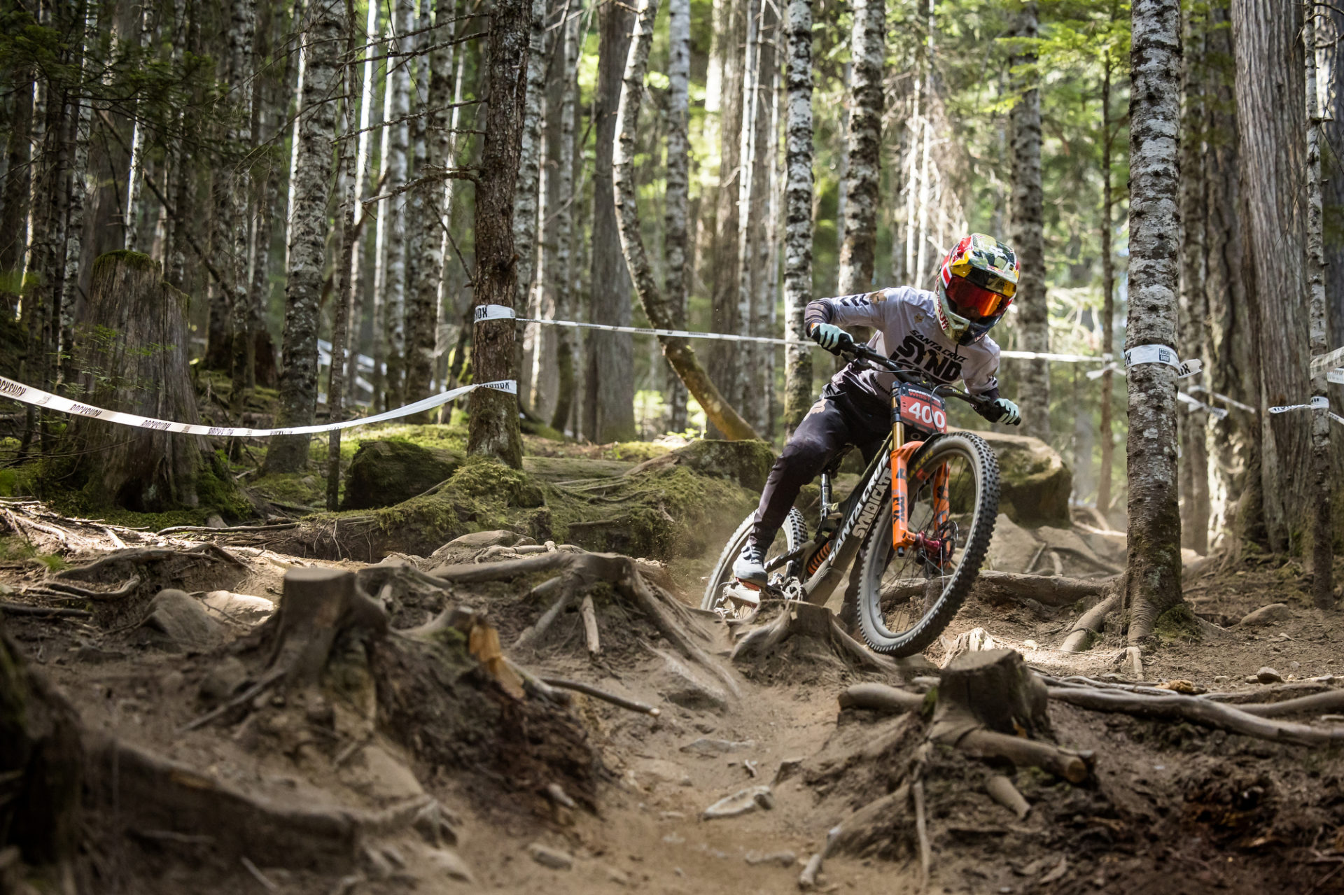 Jackson racing Whistler DH