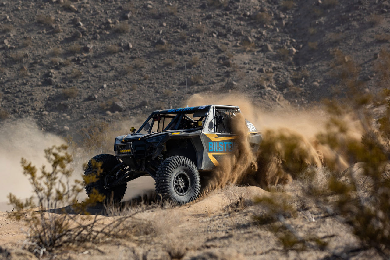 SxS racing through the desert